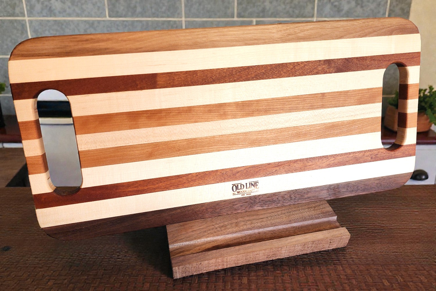 Original Maple Striped Charcuterie Board (#065)